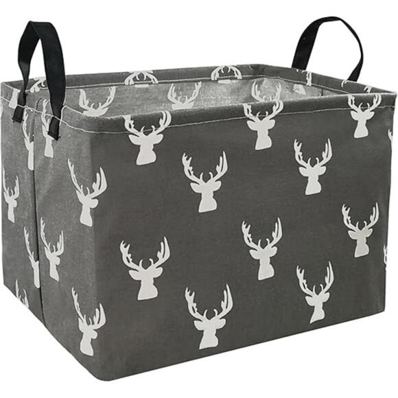 Rectangle Toy Bin Waterproof storage organizer for Nursery Hamper Home decor - Picture 8 of 8